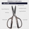 MITSUMOTO SAKARI Detachable Japanese Kitchen Scissors, Multifunctional Cooking Scissors, Acrylic