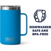 YETI Rambler Jug, Stainless Steel, Big Wave Blue, 24 oz