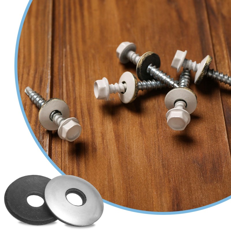 uxcell 200Pcs 5/16" x 1" Sealing Washers, 304 Stainless Steel