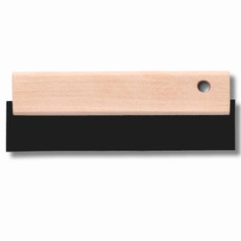 ToolSpace Rubber Spatula 200 mm Tile Spatula Joint Rubber Wooden Handle Grouting Rubber Tools for Stoneware Grout Rubber Smoothing Trowel Rubber Ergonomic Work