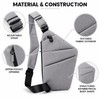 Ultra-Thin Crossbody Chest Bag for Daily Carry – Soft Sling