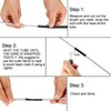 sourcing map Heat Shrink Tubing 25mm Flat Width 8m 2:1