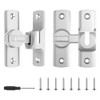Luminous Door Bolt Sliding Lock, Pack of 2 Bedroom Snap