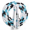 Elite Jumps Edge Beaded Adjustable Jump Rope, Do Hard Things