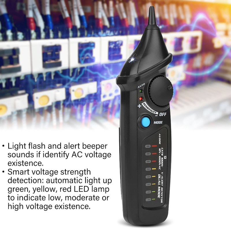 Bside AVD06 AC12-1000V NOn contact Voltage Electric Testing Detector Dual