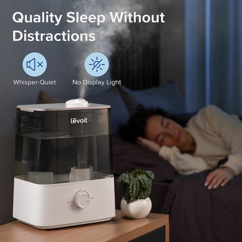 LEVOIT Classic300 Ultrasonic Top Fill Humidifier, Extra Large 6L Tank