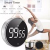 Paddsun LED Digital Timer Magnetic Yoga Countdown Stopwatch Kitchen Cooking