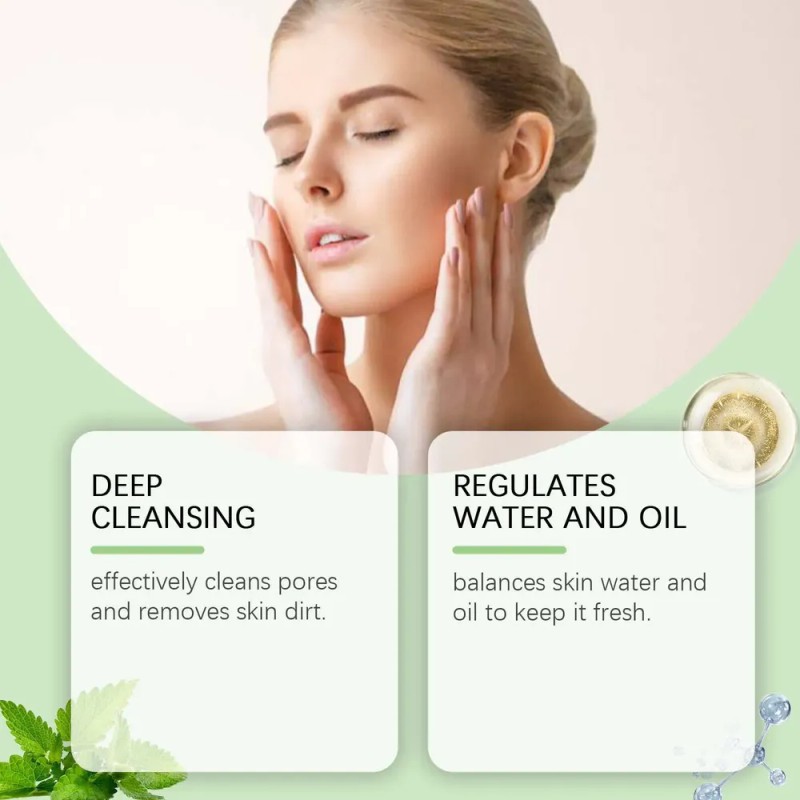 Mascarilla De Té Verde Efectiva En Barra, Máscara Limpiadora