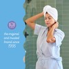 Turbie Twist 100% Cotton Hair Towel Wrap - for Women,
