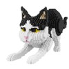 Balody Crouched cat. Nanoblocks assembly kit. 1390 pieces