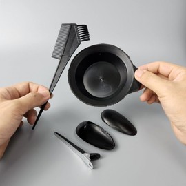 Self Hair Dyeing Tool Set, Hair Dye Tools, Dye Brush, Dye Brush Container, Dye Bowl Set Hair Dyeing Kit 20ea