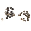 20pcs Copper Studs, Nuts, Screws Flat Head Rivets Copper Material