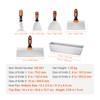 Happybuy Drywall Knife Set, 6 PCS Set Comprising 3"Painter Scraper,