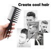 Men's Comb, 3-in-1 Plastic Combs, 3-in-1 Professional Styling Comb, Antistatic