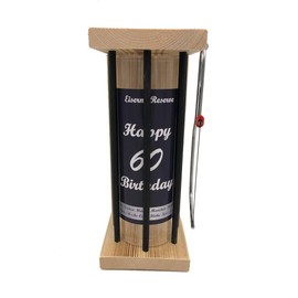 Happy Birthday 60 Birthday Gift Iron Reserve Money Box Black XL Black Edition Including Saw Money Gift The Other Piggy Bank Funny Money Box Gift Idea