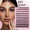 GGOKOK Lash Clusters Wispy DIY Lash Extension 8-16mm Eyelash Clusters