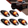 AOXLFU 5 Pack Ambe Cab Lights,16 LED 12V Top Marker