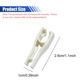 DUSCOKE 3PCS Car Fuse Puller Tool, Plastic Fuse Extractor Clip for Car Boat Mini Standard Blade Fuses Replacement, Universal Fuses Insertion Removal Tool Auto Maintenance Accessories (White)