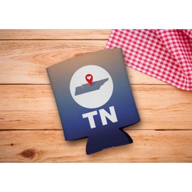 Tennessee Pride Gifts Love Tennessee TN Mid West Region State Pride 12-Pack Can Coolers Coolies