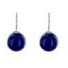 LES POULETTES BIJOUX - Sterling Silver Earrings Sodalite Pearls, Sterling