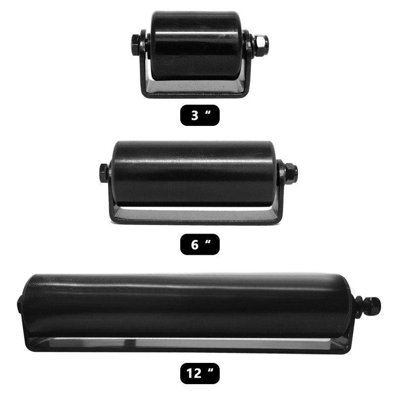 2Pack Sliding Rolling Gates Guider with Post Welded Bracket, Slide