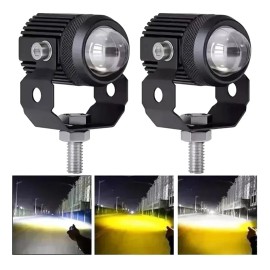 6000lm Luz Led Faros Para Motos Luces Auxiliares Lupa Autos