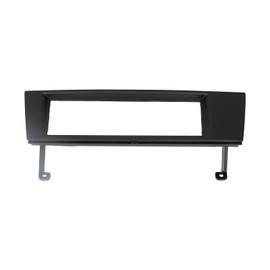 Aramox 1Din Stereo Dash Bezel, 7.2 x 2.1in Navigation Panel Radio Single Din Car Stereo Fascia Frame Dash Kit ABS Fit for 3 Series E90/E91/E92/E93 2004-2012