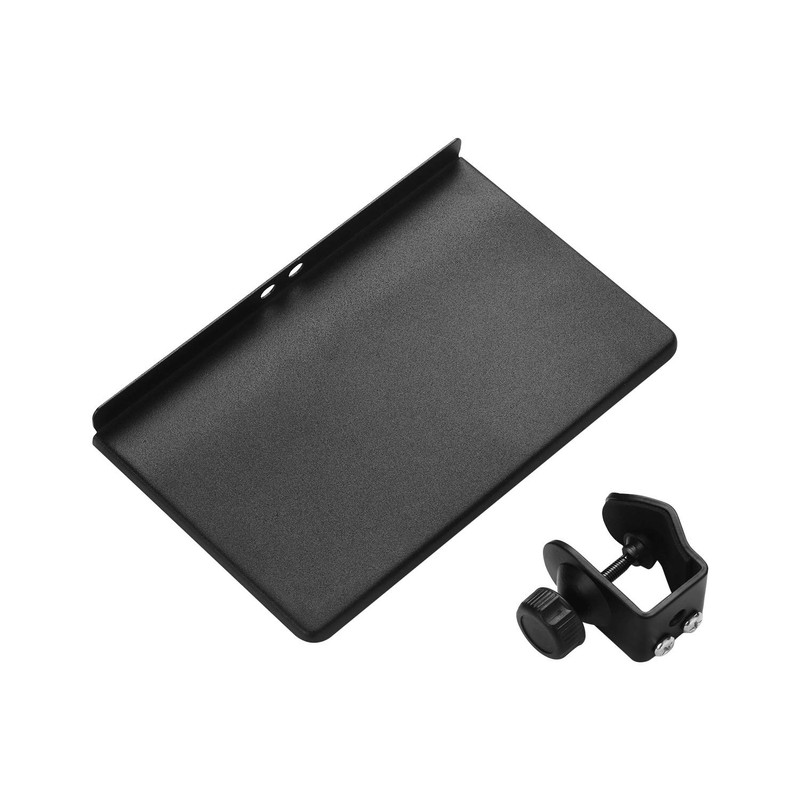 Btuty Clamp On Tray Metal Material Microphone Stand with Mounting