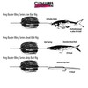 C&H, King Buster Lure, Blue/White Skirt, 1/8 oz / 3.5