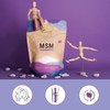 Vegavero® MSM Powder – 99.9% Pure Methylsulfonylmethane, Ultra-Fine, Water-Soluble, Vegan,
