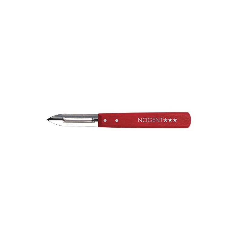 NOGENT*** Classic Vegetable Peeler with Wooden Handle Red - 2
