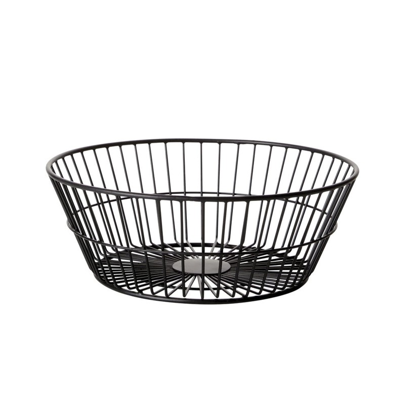 Mikasa Gourmet Basics Tully 2-Tier Iron Storage Basket with Banana