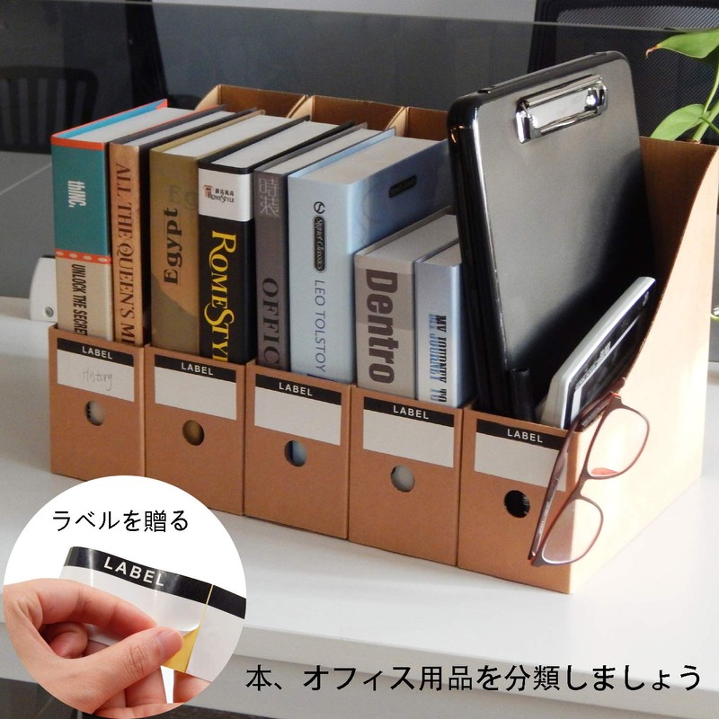 TOSSOW File Box, a4, Paper, File Stand, Storage Box, File