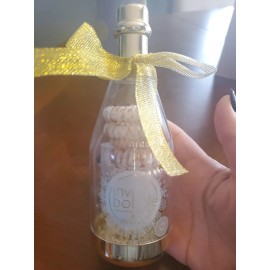 Invisibobble INVISI BOBBLE The Traceless Hair Ring (10 Rings) With Champagne Bottle