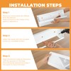15 Inch Baseboard Register Vent (Duct Opening Size), 3 Different
