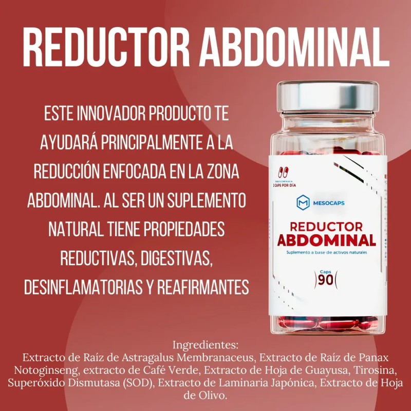Meso - Kit Reductor Abdominal + Lipoenzimas 90 Cápsulas