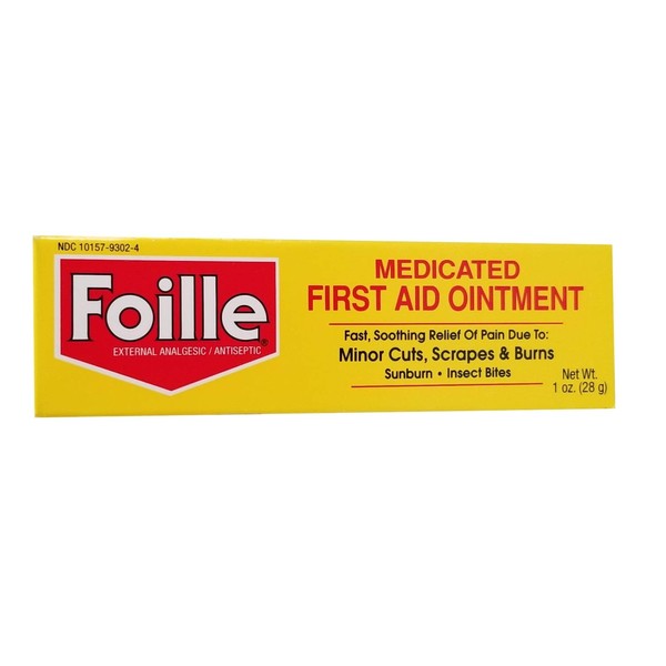 Foille Medicated First Aid Ointment 1 oz (Pack of 3)