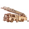 Wood Trick Rescue Firetruck Movable - Rotating Extendable Ladder -