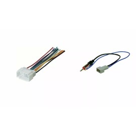 IMC Audio Car Stereo Wire Harness Wiring Aftermarket Radio Antenna for Honda Acura