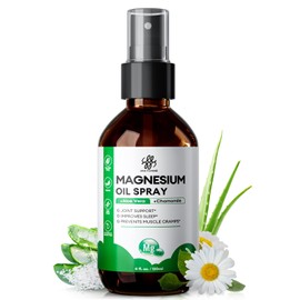 iMATCHME Magnesium Oil Spray - 4oz Magnesium Spray for Feet & Body -Pure, Topical - Leg Cramps, Joint Health & Sleep Support, Nourish Skin - Natural, Ancient Minerals