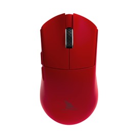 Darmoshark M3PROMAX Wireless Gaming Mouse,Tri-Mode 2.4G/USB-C/Bluetooth Mouse Up to 30000DPI,PAW3950 Optical Sensor Lightweight 54g,7 programmable Button,Computer Mouse for Laptop,PC,Linux,Mac（Red）