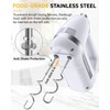 Z-DESDEMONA Electric Hand Mixer, Powerful Hand Mixer Electric Handheld with