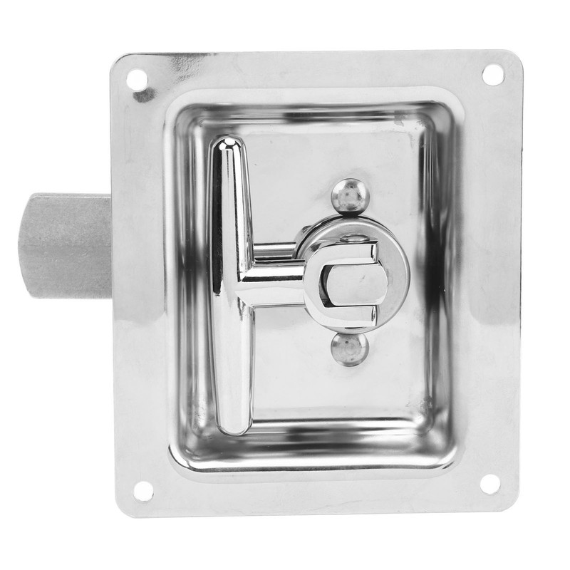 Toolbox Latch Stainless Steel Folding T Handle Toolbox Lock for