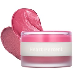 Heart Percent Dote On Mood Custom Lip & Cheek, Matte (Fog Pot) + Glow (Shine Balm) Dual Type Multi-use Blush & Lip Tint [#03. Dear Pink]