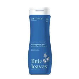 Attitude Little Leaves 2 in 1 Shampoo and Body Wash Blueberry 16 Fl Oz