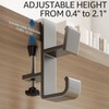 BTPIEL Desk Bag Hook, Purse Hook for Table, Aluminum Under