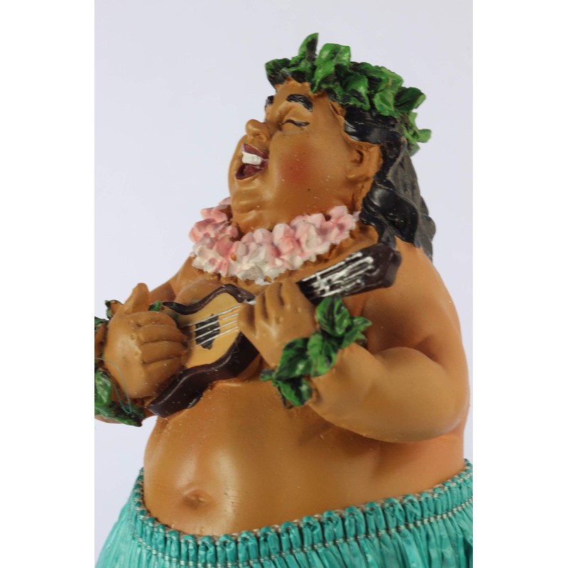 KC Hawaii Dashboard Hula Doll Local Boy with Ukulele 7