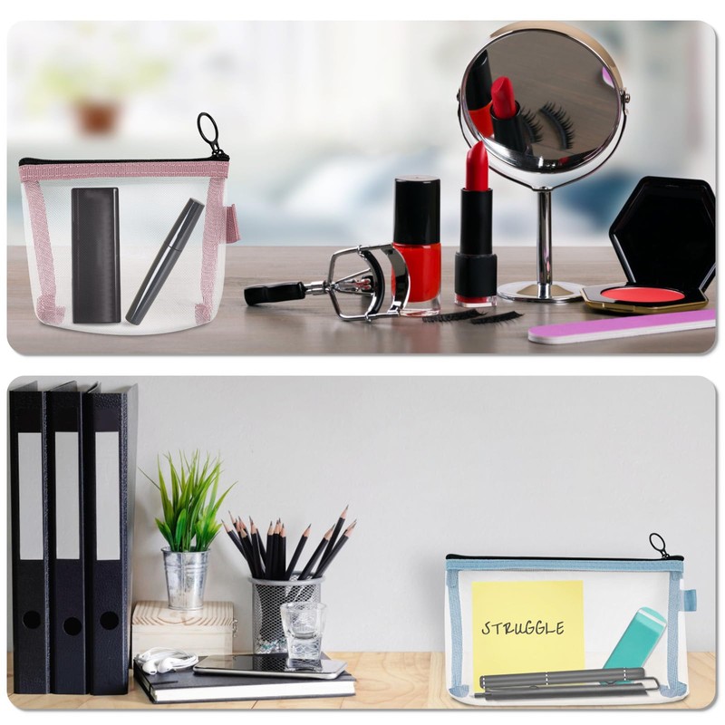 GTILE Small Zipper Pouch, 5 Pcs 4.9 x 8.2 Inches