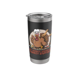 Funny Thanksgiving - My Favorite Season Is Turkey Stuffing Stainless Steel Insulated Tumbler