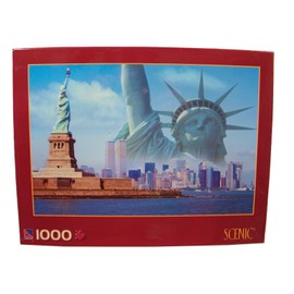 Scenic 1000 Piece Jigsaw Puzzle: New York Skyline